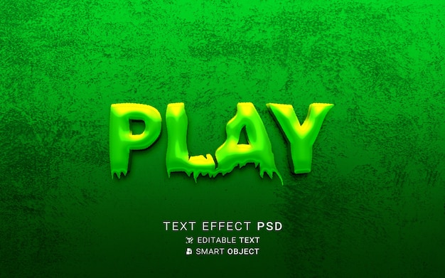 Text effect play design