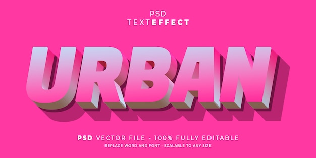 Text and font effect style editable template