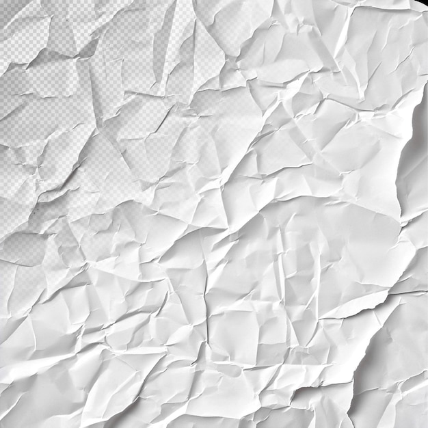 Texture Of Crumpled White Paper effect