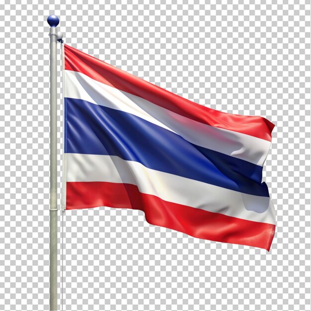 Thailand national flag isolated