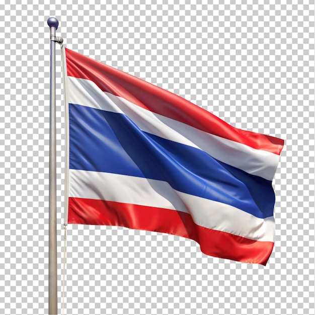 Thailand national flag isolated