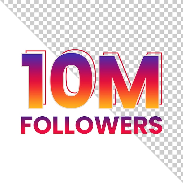 thank you 10m followers, 10m followers social media text