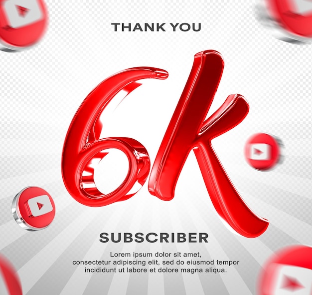 thank you 6k subscribers