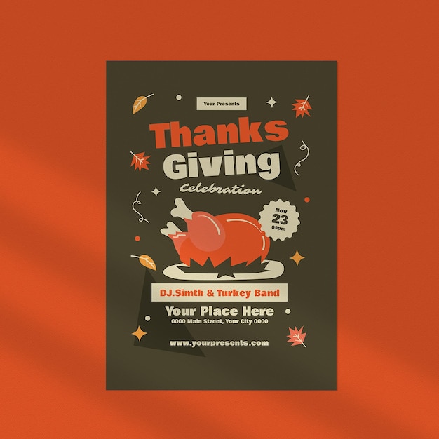 Thanksgiving Celebration Flyer