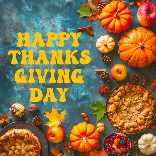 Thanksgiving day Colourful background food pumpkin autumn on a black wooden surface