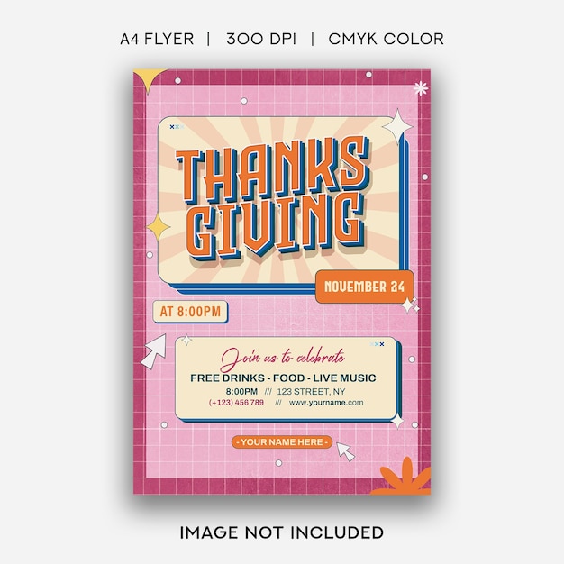 Thanksgiving Flyer Template