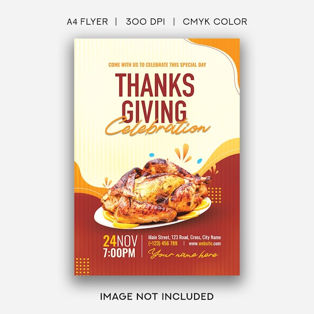 Thanksgiving Flyer Template