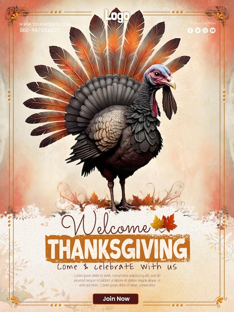 thanksgiving invitation template