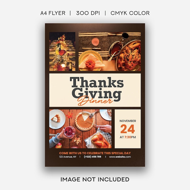 Thanksgiving PosterTemplate