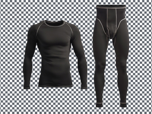 Thermal Bottoms Essential Warmth for Winter Isolated on Transparent Background