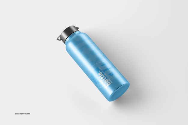 thermal water bottle mockup