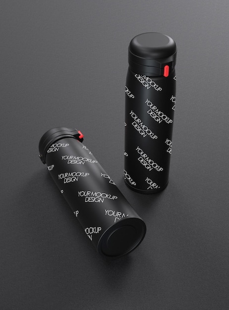 thermos mockup design