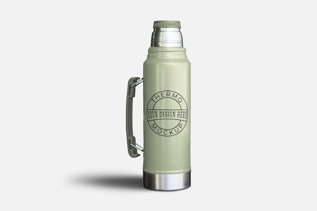 Thermos Vacuum Flask Mockup