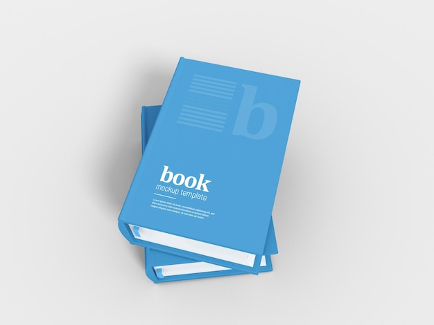 Thick HardCover Book Cover Mockup