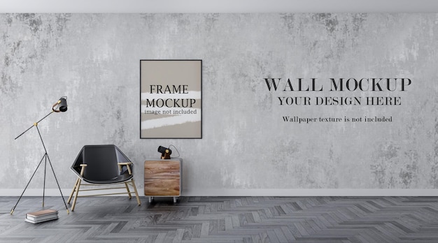 Thin frame and wall template