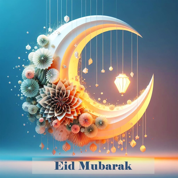 This beautiful image is created for Islamic events like Eid ul Adha