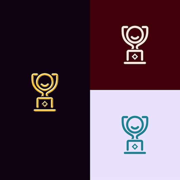 PSD three different colored icons with one that says quot the other quot