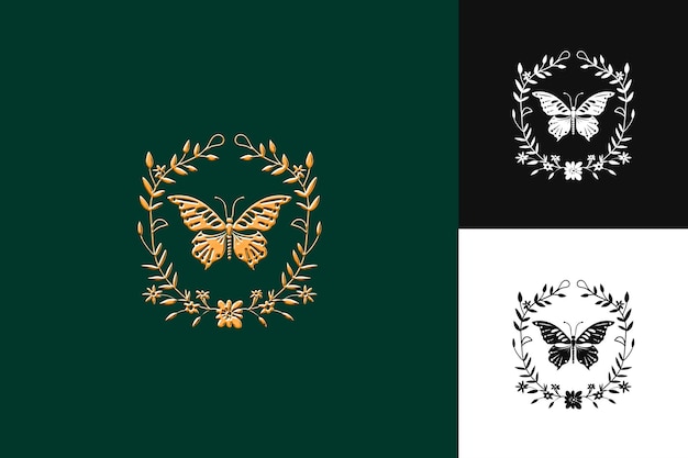 PSD three images of a gold eagle and a black background