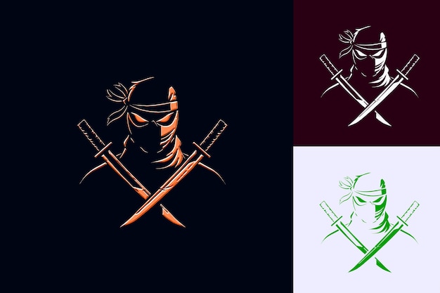 PSD three images of a warrior with a sword and a drawing of a warrior