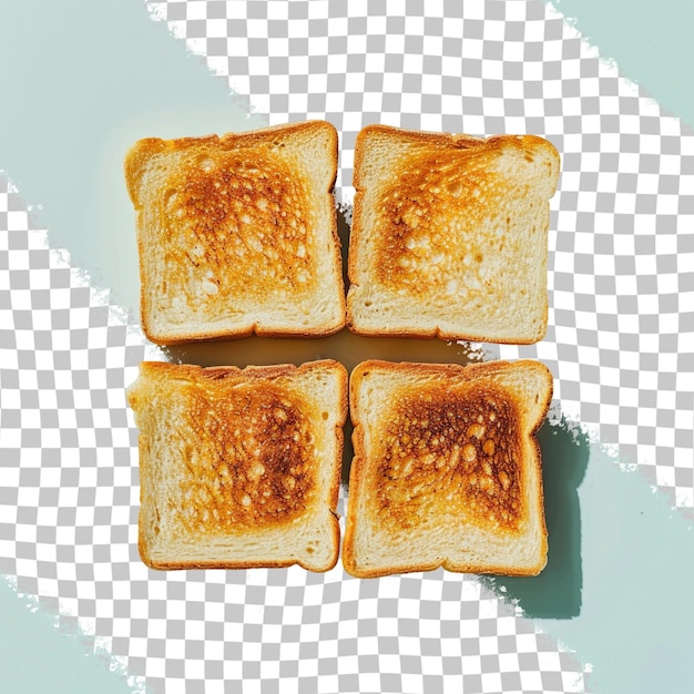 PSD three toasts with the word toast on them