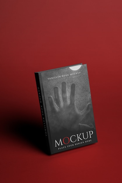 Thriller book cover mockup