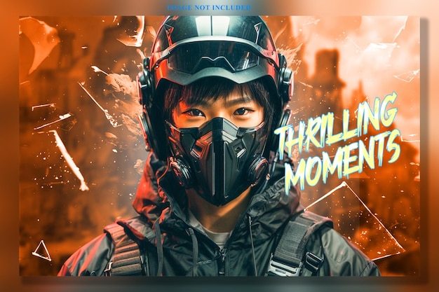 Thrilling Moments YouTube thumbnail template