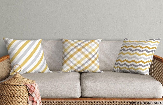 Throw Pillows Mockup