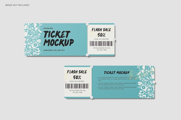 Ticket Mockup