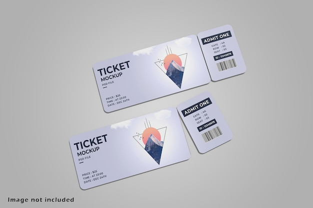 Ticket mockup