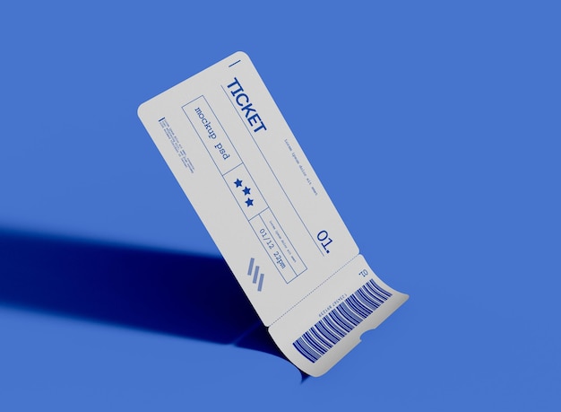 Ticket  Mockup