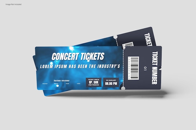 ticket mockup