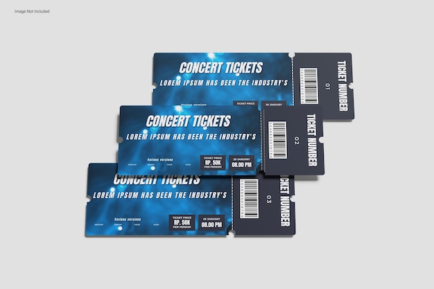 ticket mockup