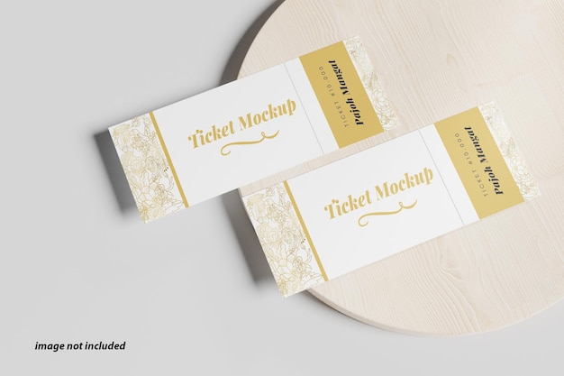 Ticket mockup