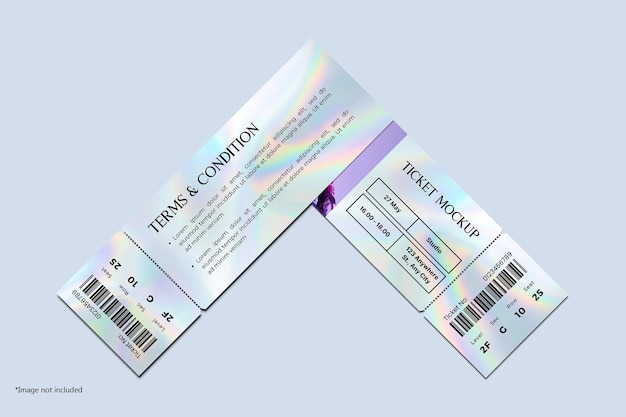 Ticket mockup