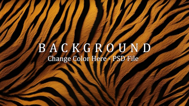 Tiger skin pattern background