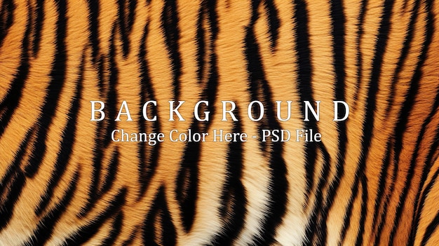 PSD tiger skin pattern background