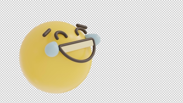 tilted view laughing emoji png