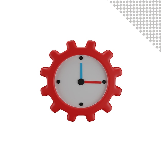 Time Management 3D Icon