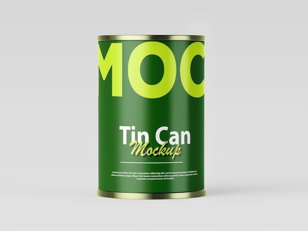 Tin Can Mockup