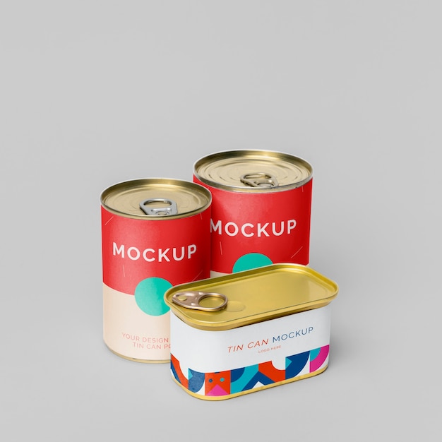 Tin can pop mockup