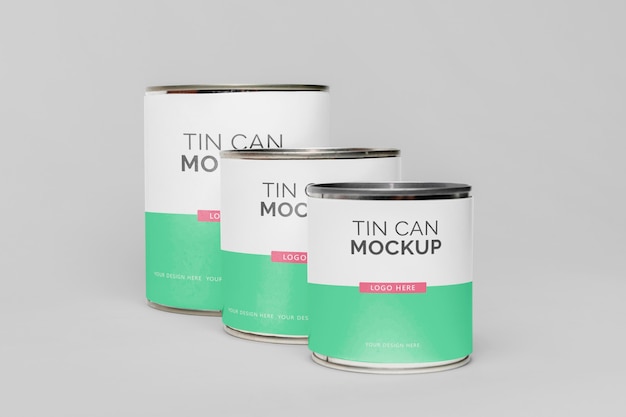 Tin can pop mockup