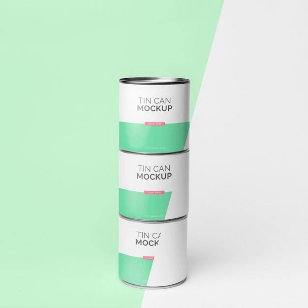 Tin can pop mockup