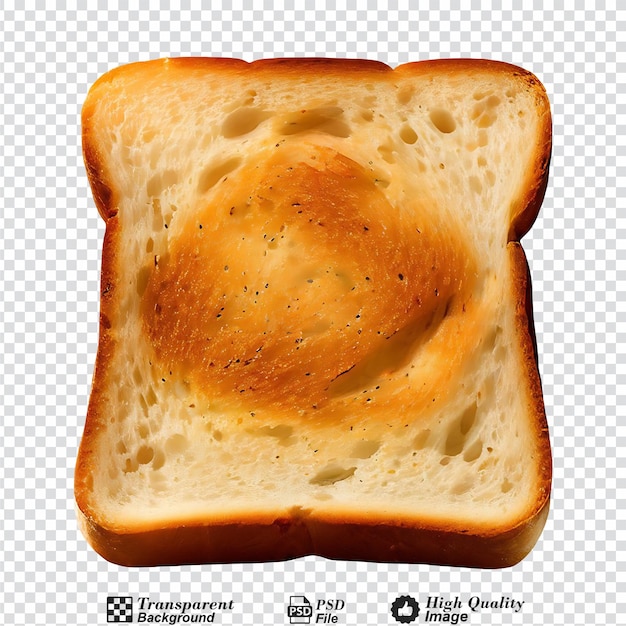 toast bread isolated on transparent background