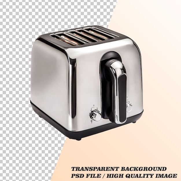 Toaster Isolated on Transparent Background PSD File