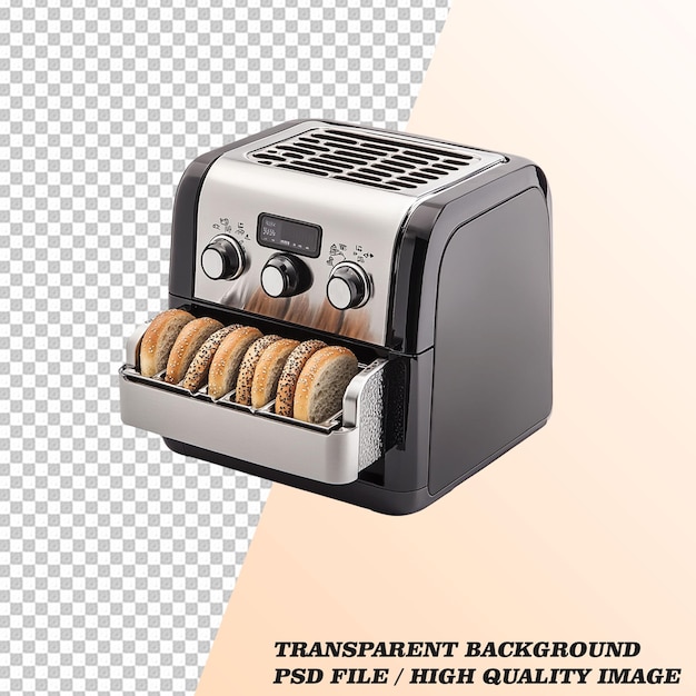 Toaster Isolated on Transparent Background PSD File