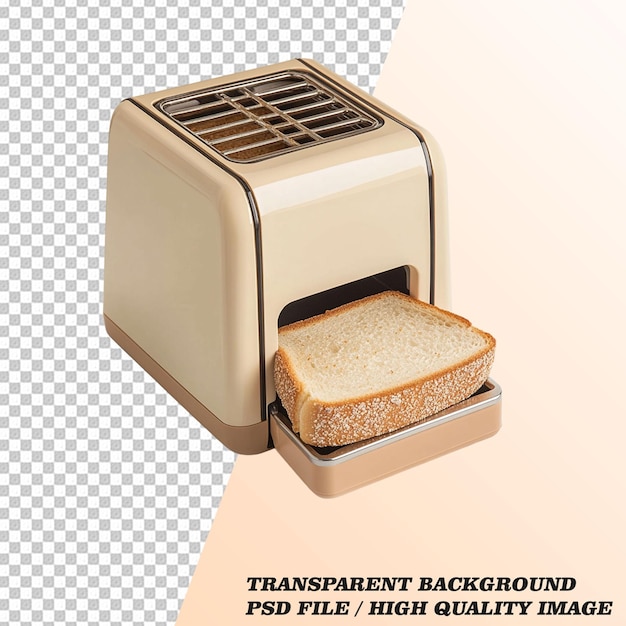 Toaster Isolated on Transparent Background PSD File