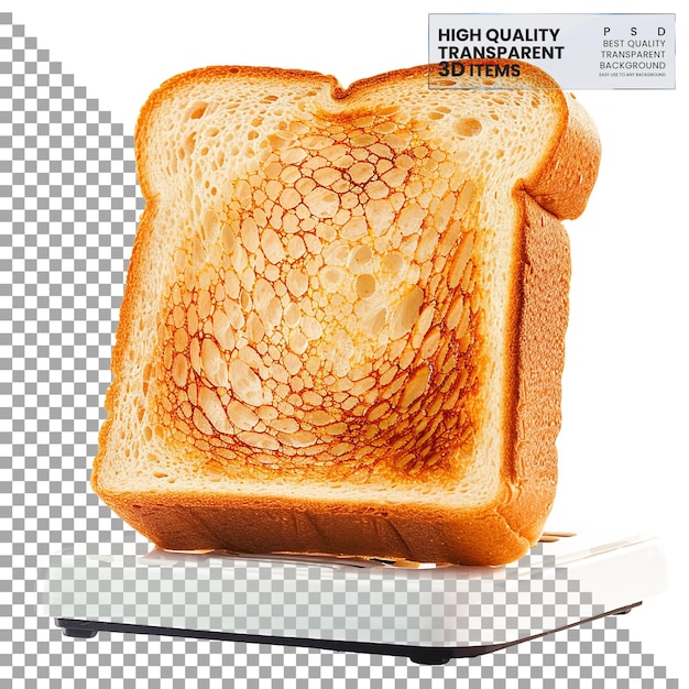 PSD toaster png on isolated on transparent background