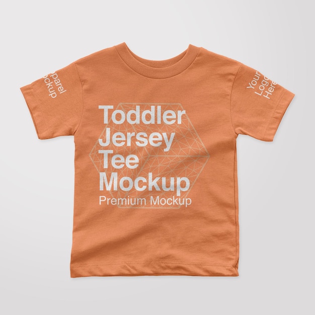 Toddler Jersey Tee Mockup