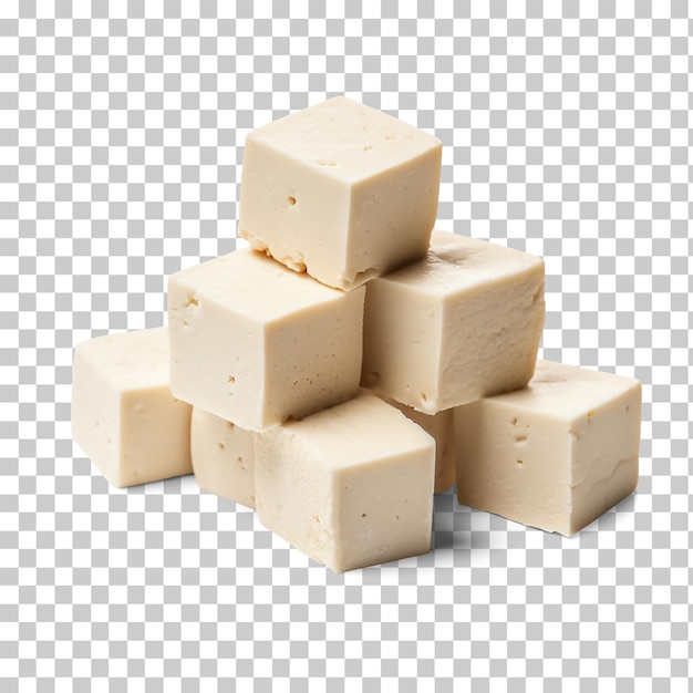 PSD tofu cubes isolated on transparent background png psd