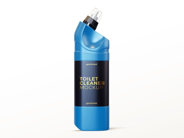 Toilet Cleaner Bottle Mockup Template